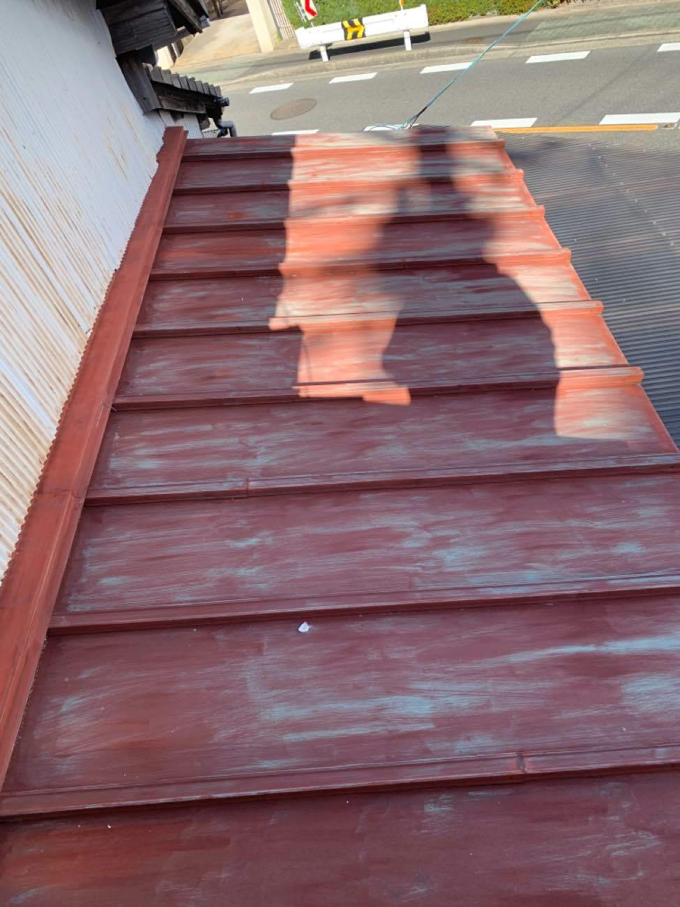 サビたトタン屋根