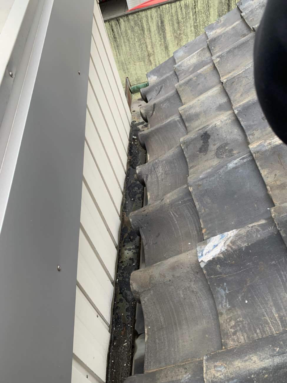 母屋と離れをつなぐ接合部