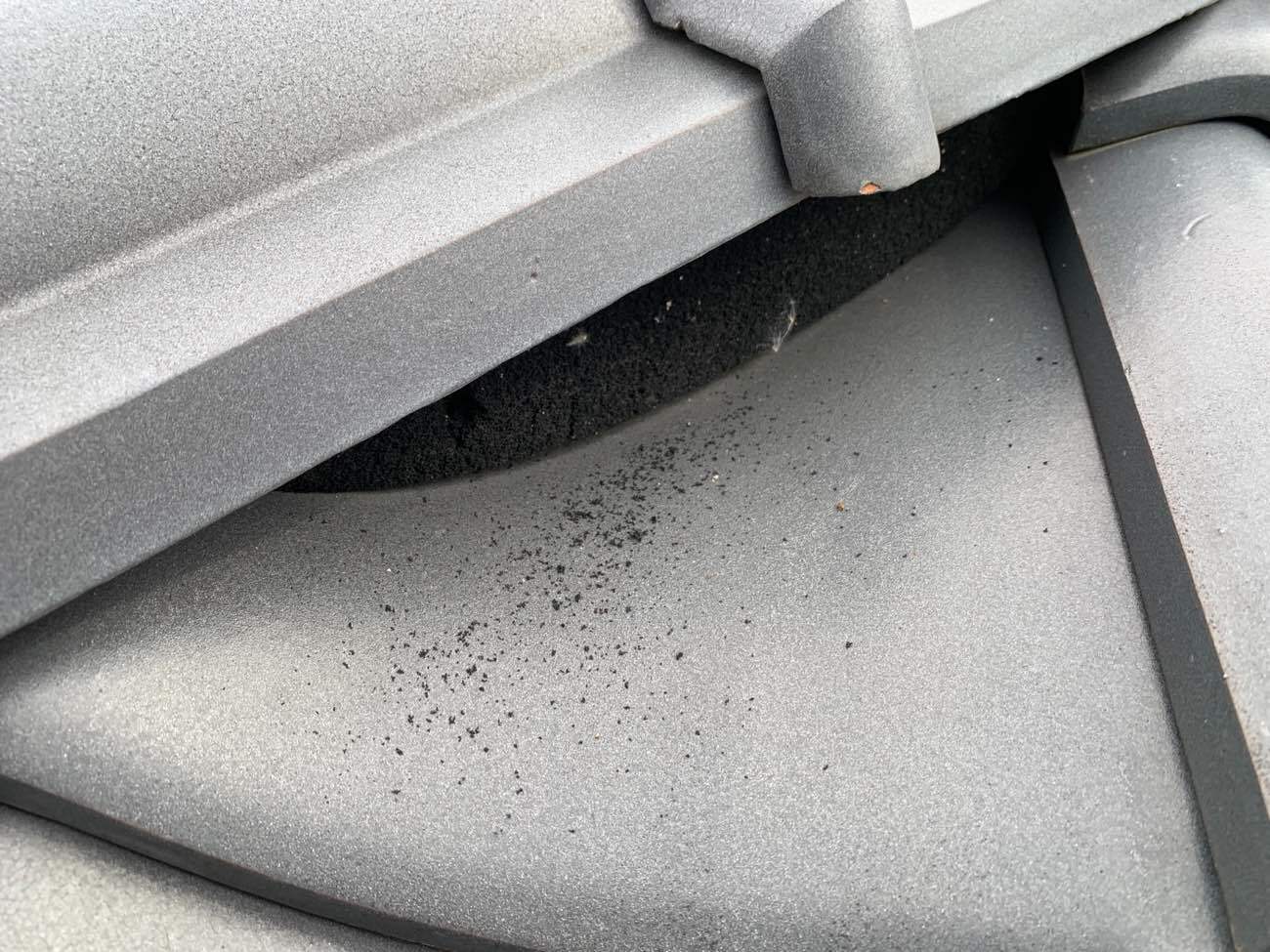 棟瓦のケミカル面戸