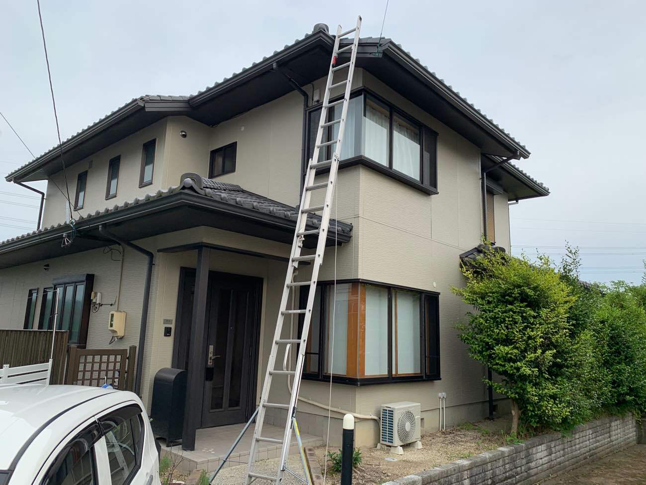 天窓からの雨漏りが発生した名古屋市天白区の住宅