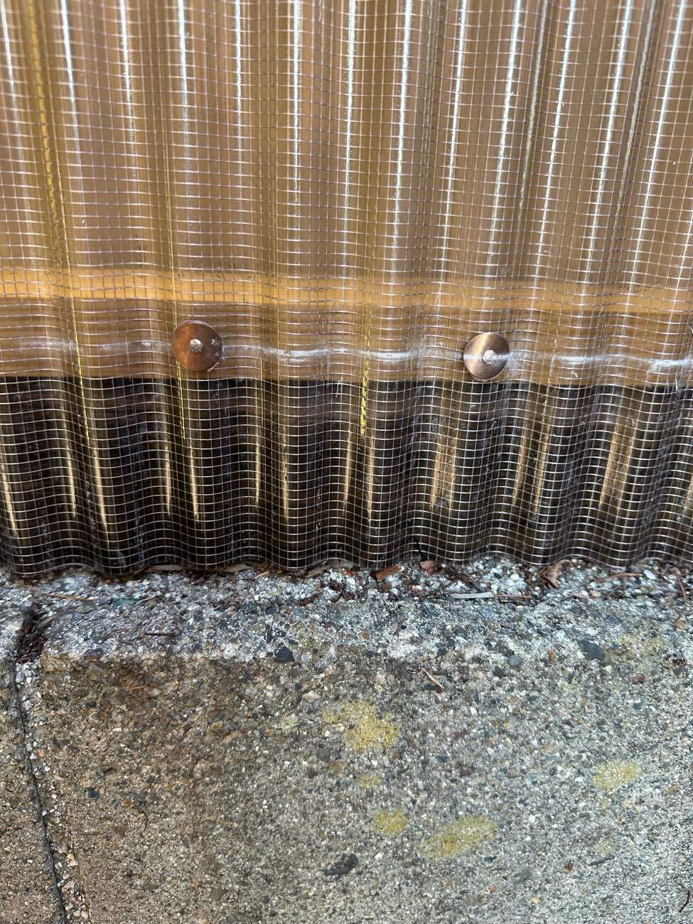 ステンレス製の傘釘