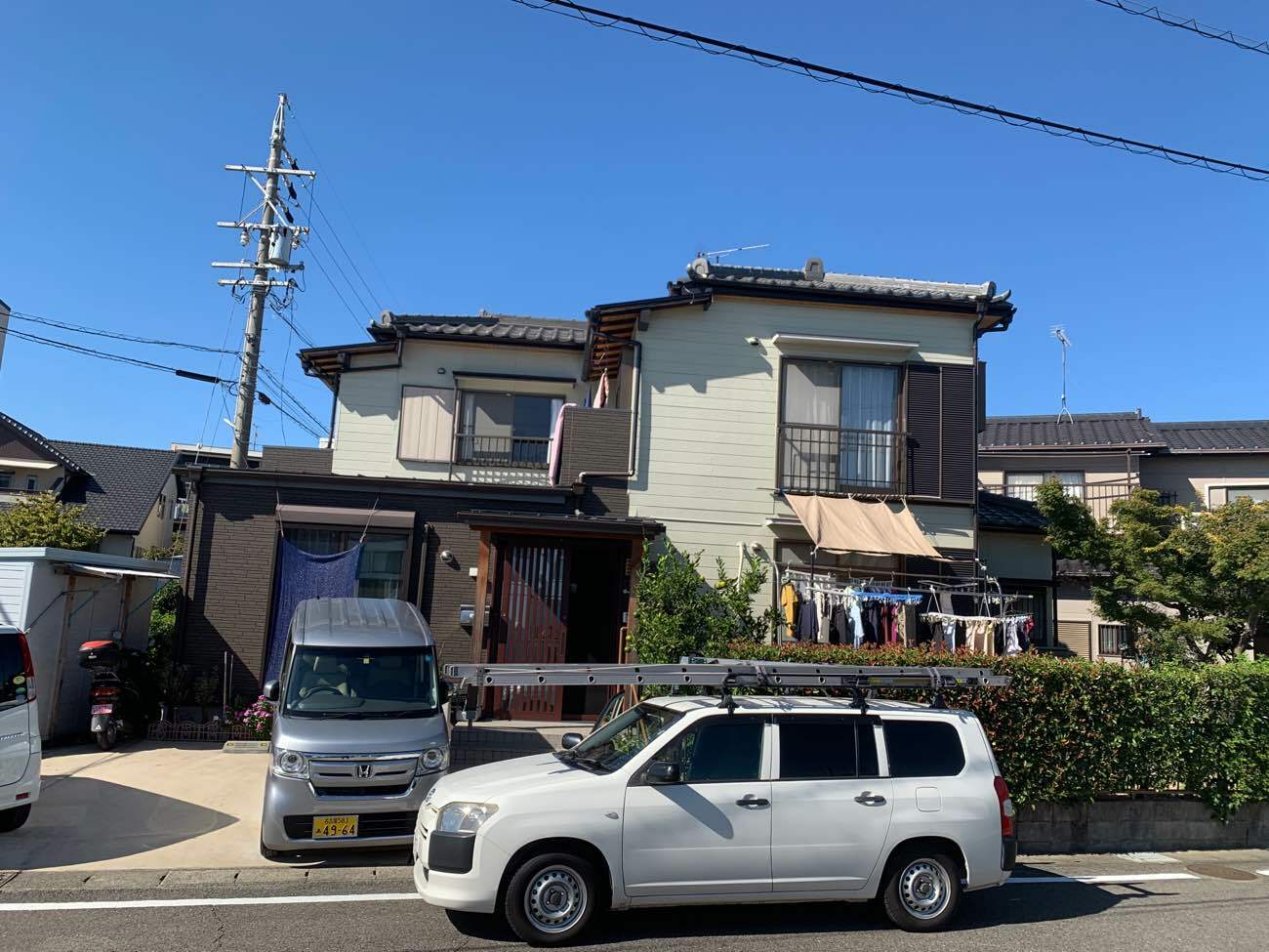 雨漏りが発生した名古屋市天白区の住宅