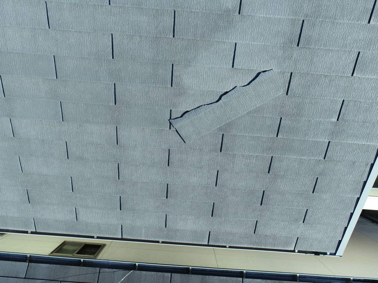 カラーベストが抜け落ちている箇所