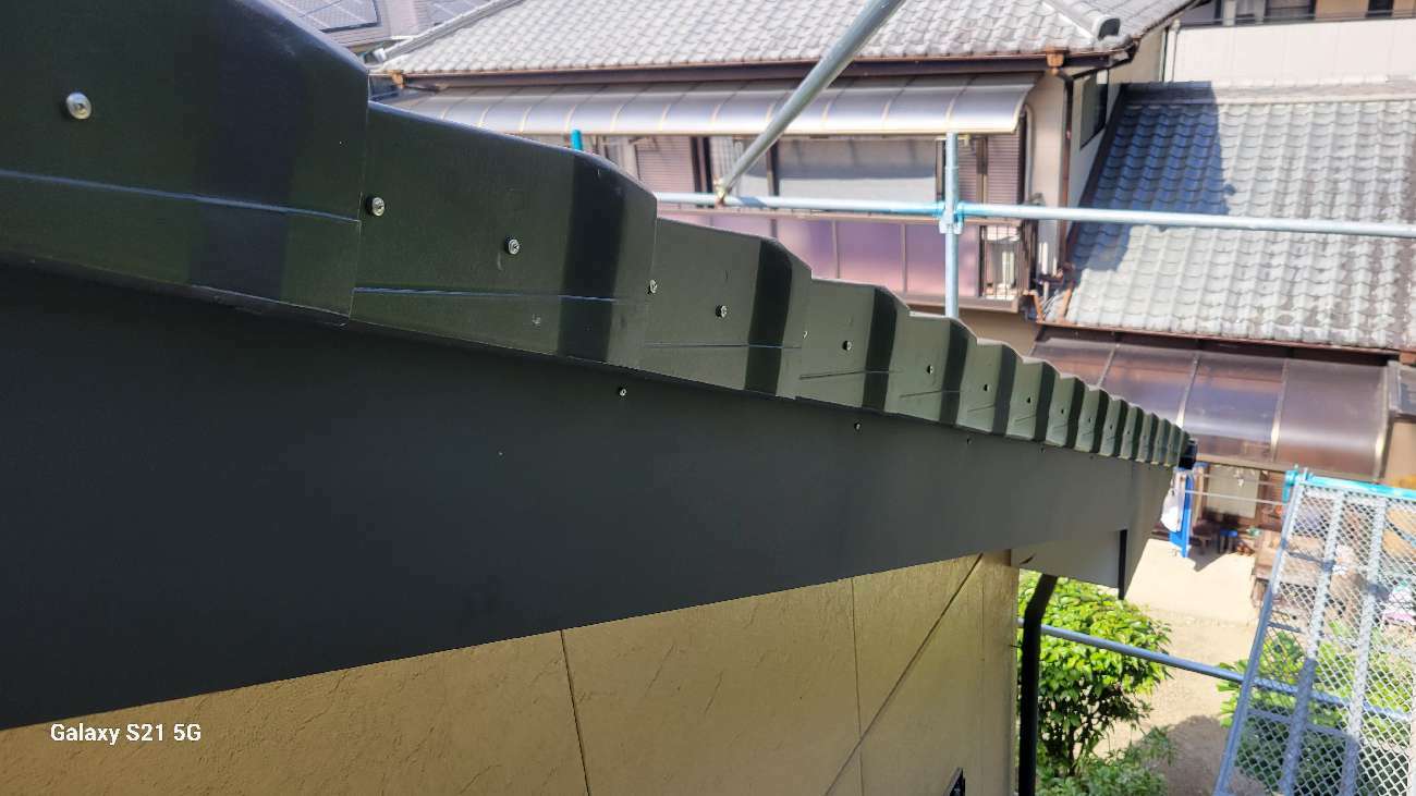 ケラバのアップ