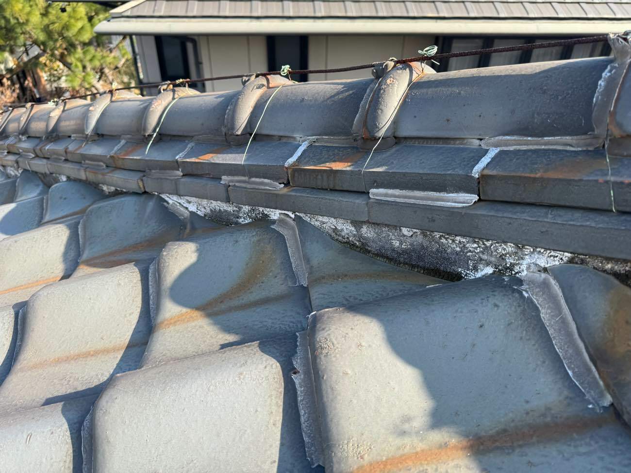 瓦屋根の劣化状況