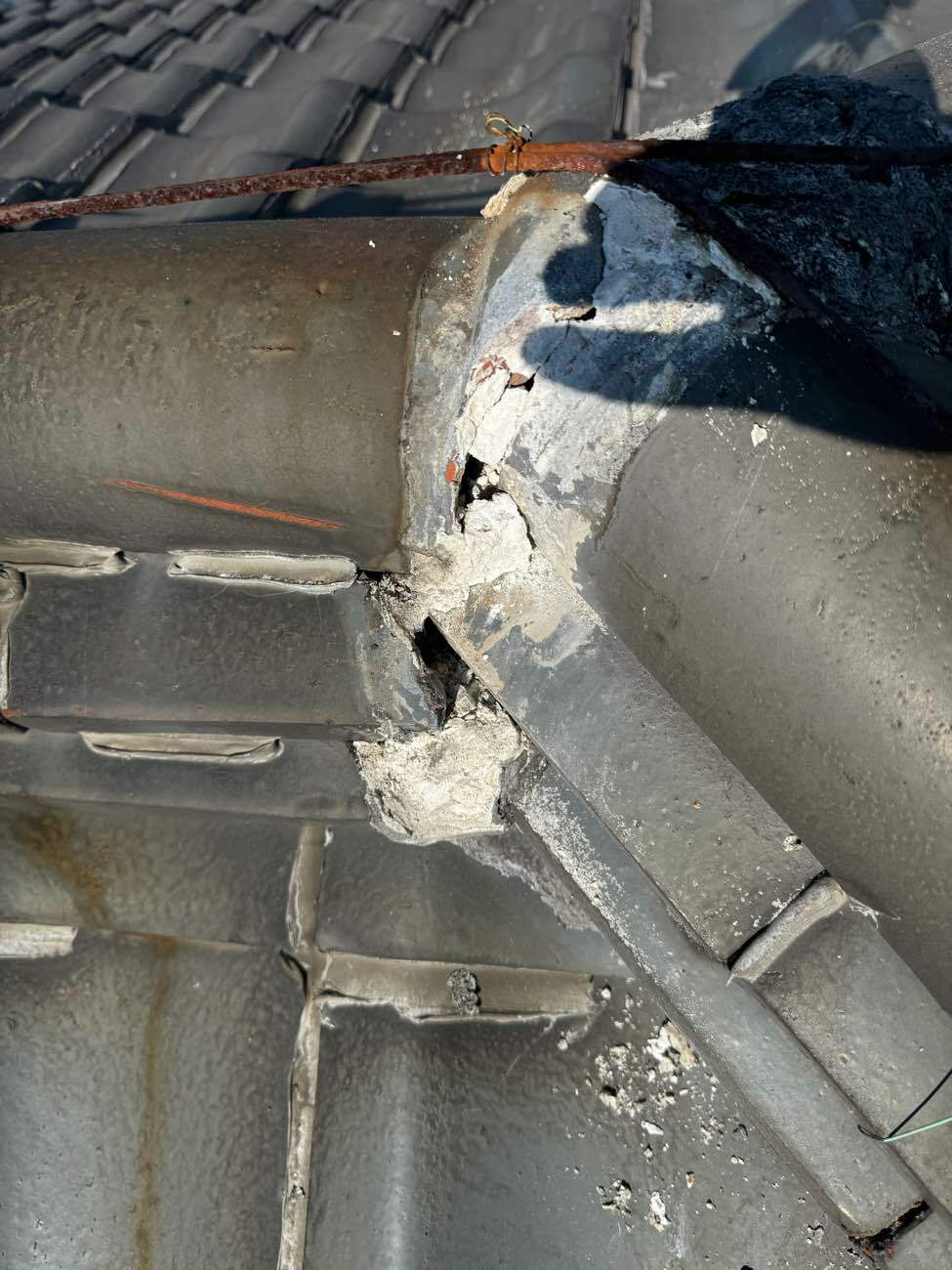 隙間が生じている箇所