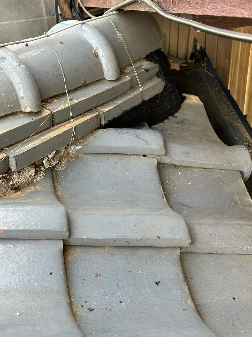 棟部の詰め直し