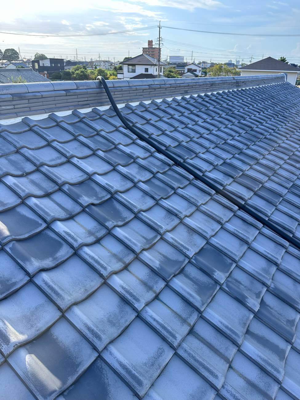 施工後の瓦屋根