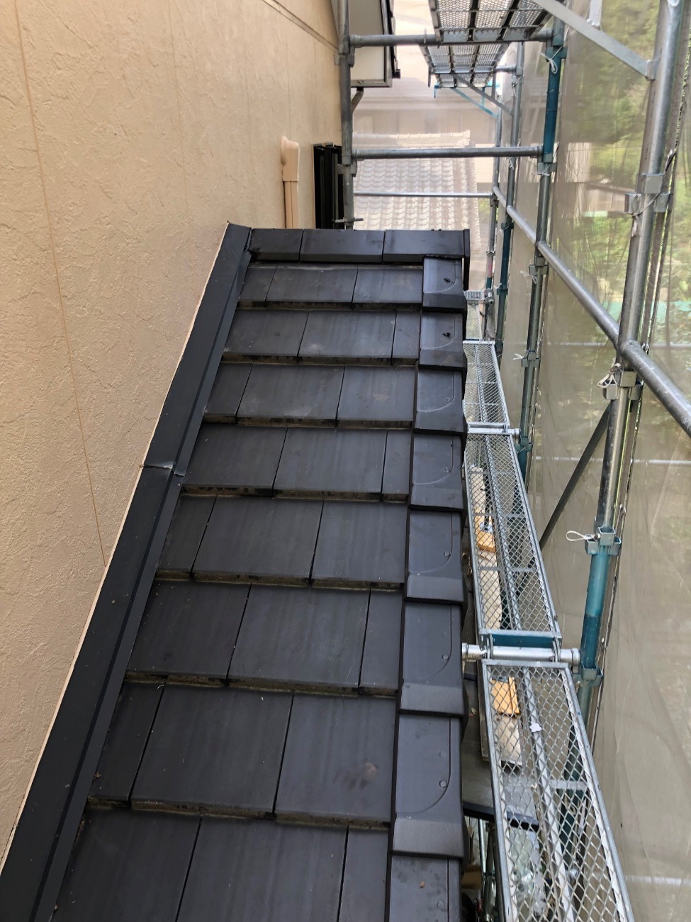 施工後のケラバ