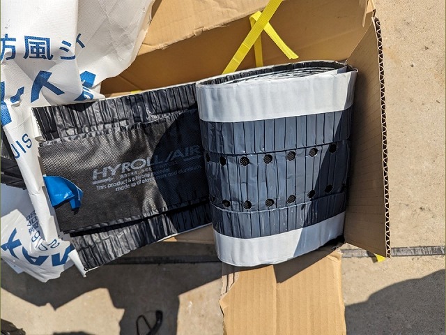 棟の軽量化で使用する乾式面戸シートのハイロールAIR