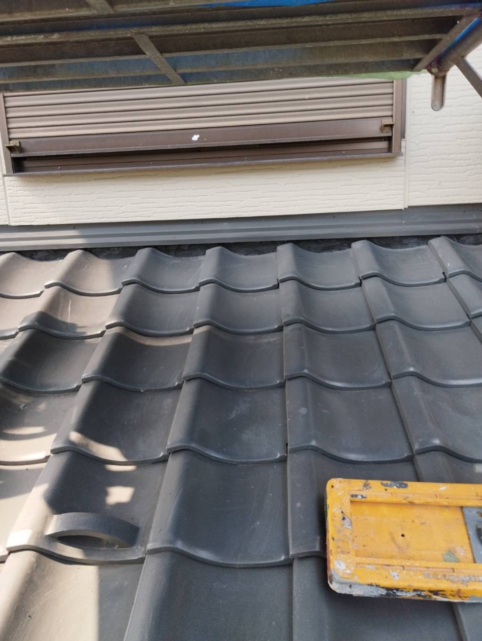 漆喰詰め直し後のケミカル面戸