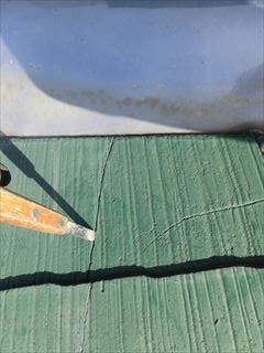 スレートの割れ２