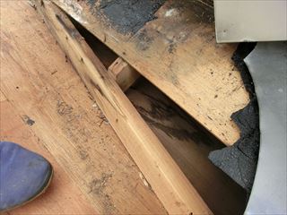 谷部分の下地２