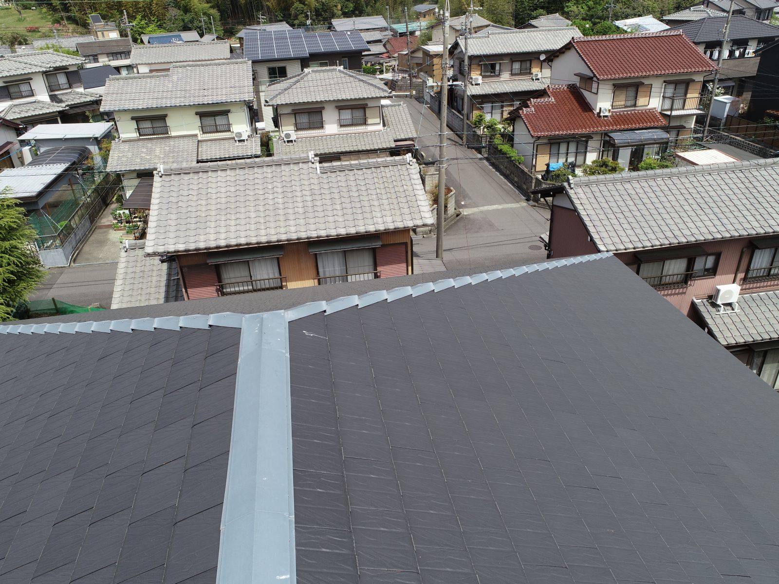 棟板金の釘の緩み