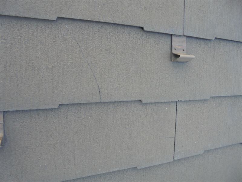 スレートの割れ