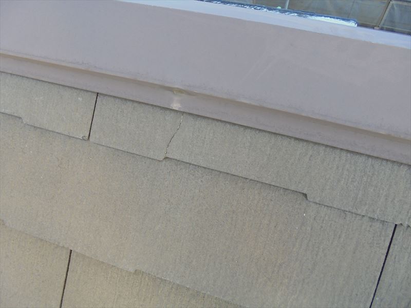 スレートの割れ