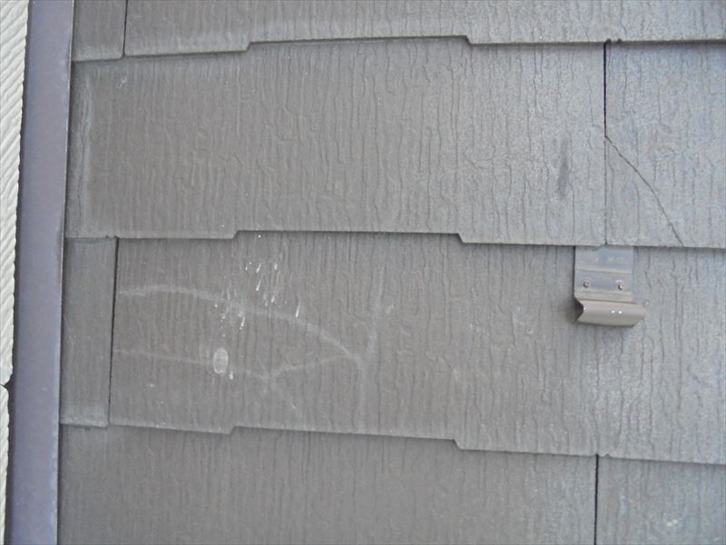 スレートのひび割れ