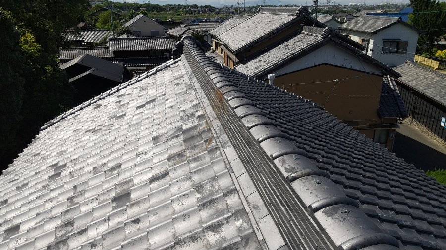 瓦屋根の葺き替え