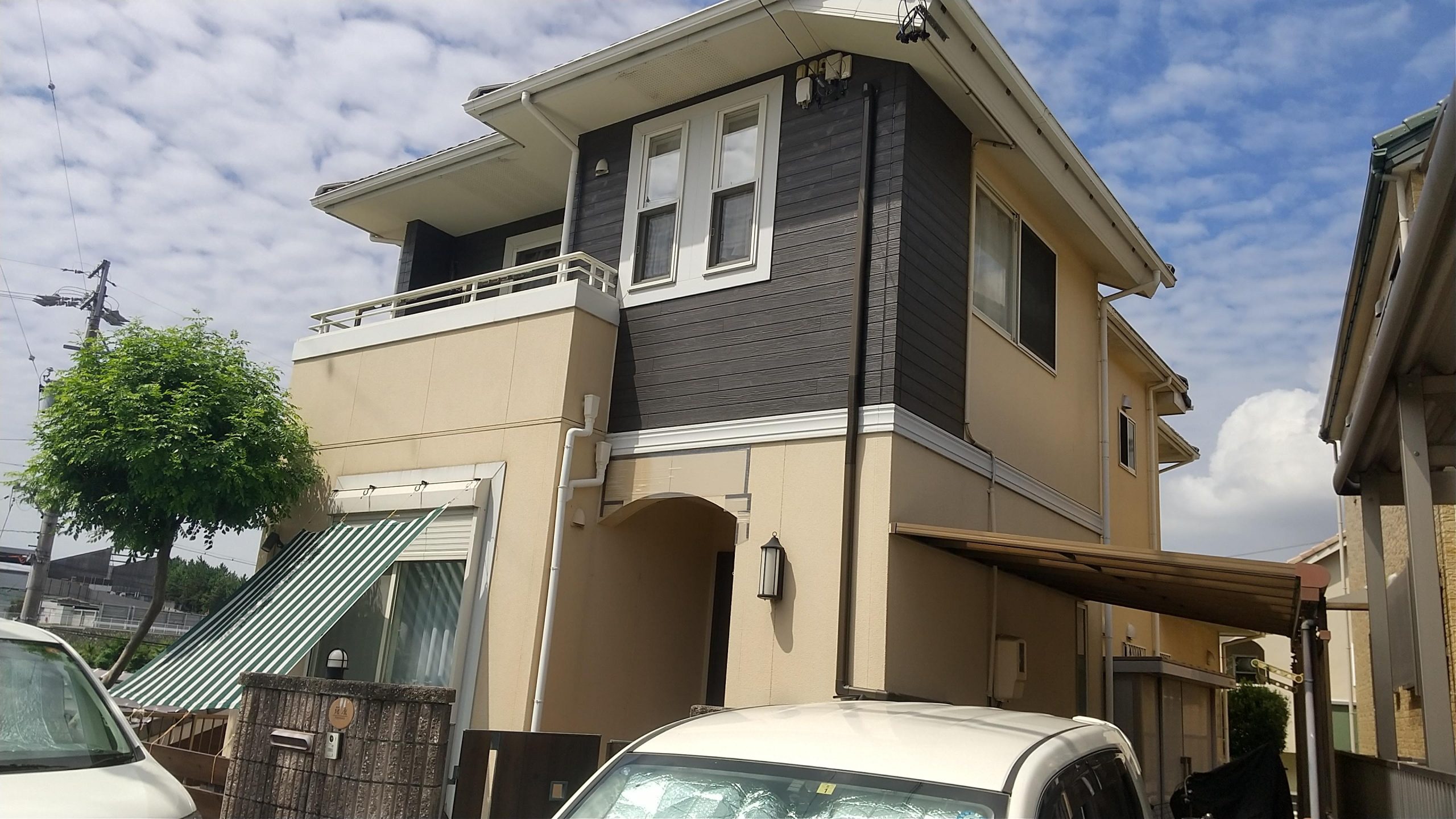 家屋の定期点検を実施している住宅