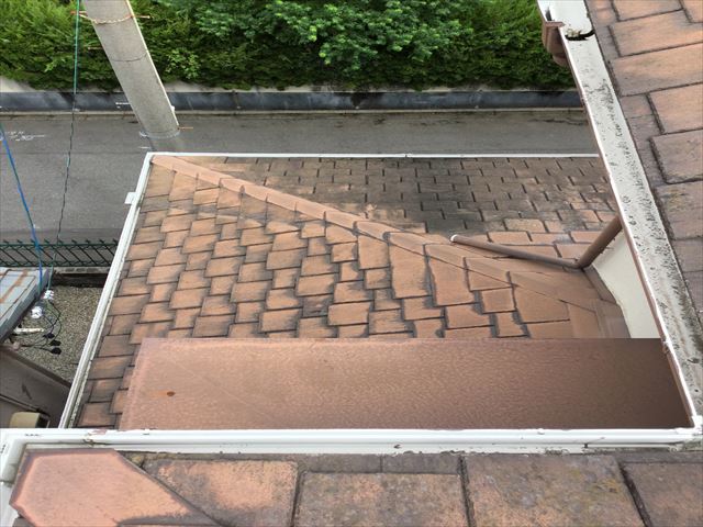 這い樋の落下部分