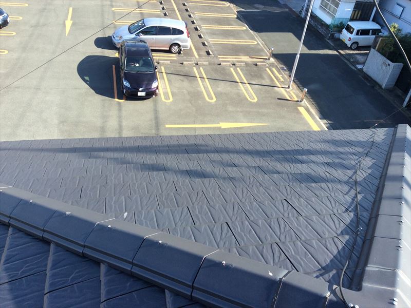 棟瓦の釘の状態