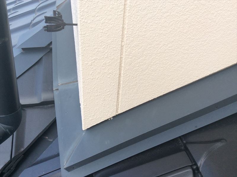 平板瓦　下屋根