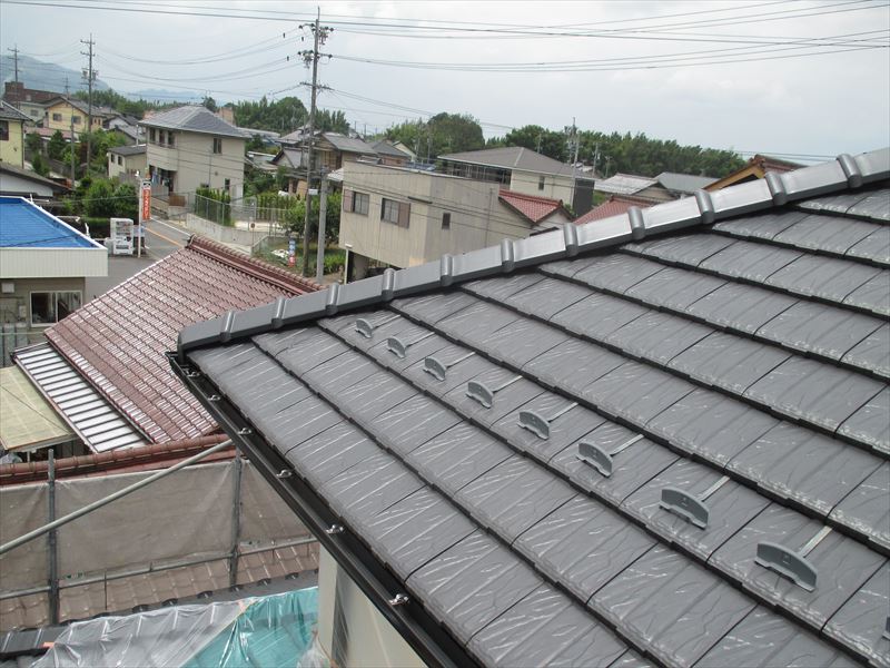 軒先と雨樋