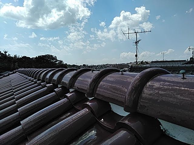 洋瓦を葺き替え