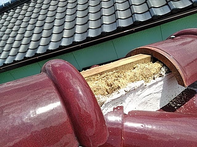 洋瓦を葺き替え