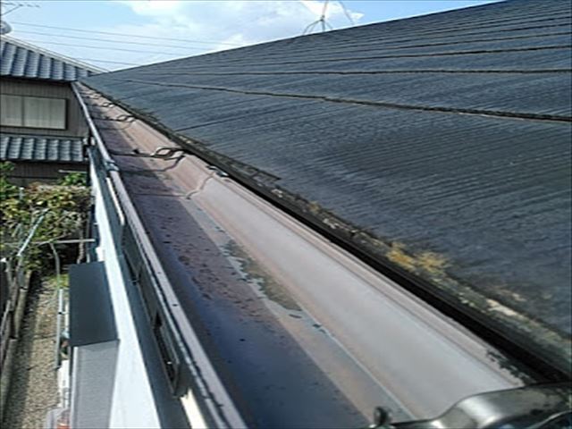 板金が飛ばされた屋根のカバー工事