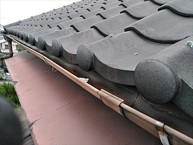 漆喰、庇板金、雨樋交換