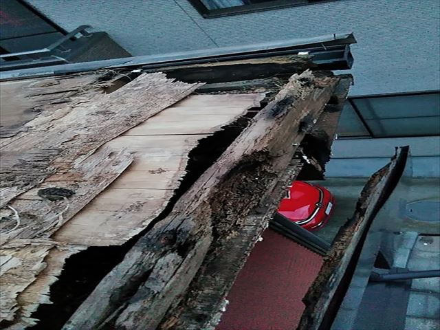 増築部の屋根改修