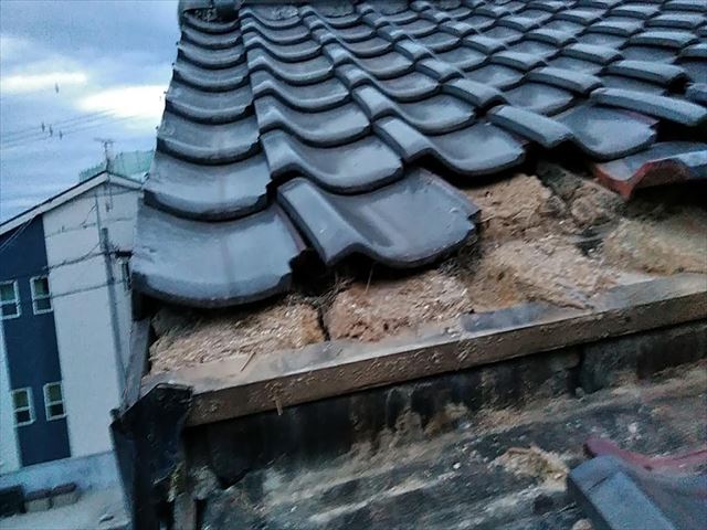 増築部の屋根改修