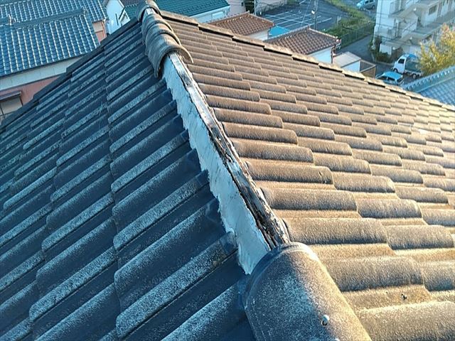 セメント瓦の塗装