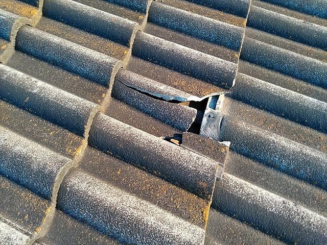 セメント瓦の塗装