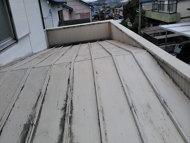 立平葺きのカバー工事