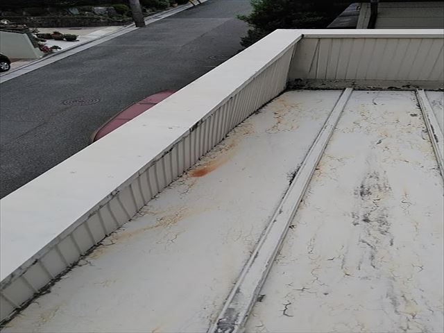 立平葺きのカバー工事