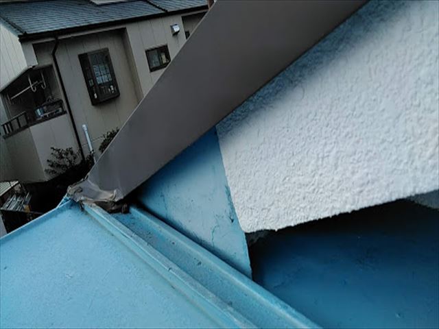 かわら棒(トタン)のカバー工事