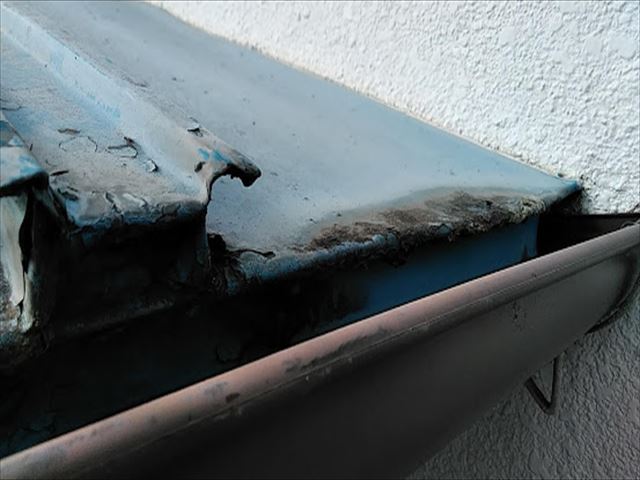 かわら棒(トタン)のカバー工事