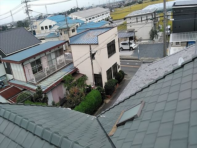 化粧煙突の板金工事