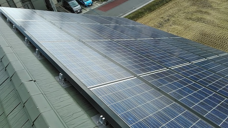 太陽光パネルがある屋根
