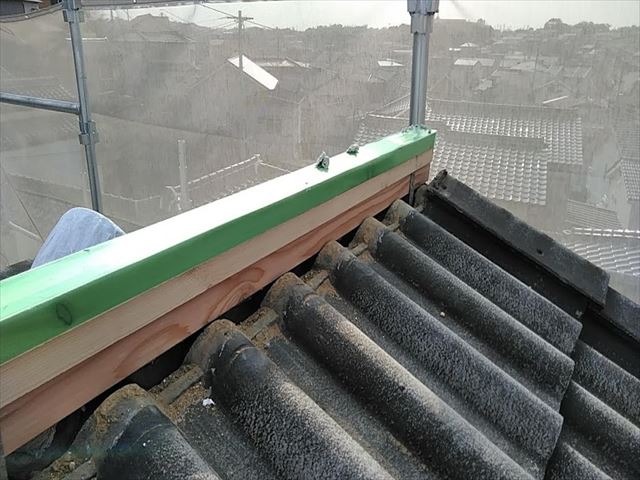 セメント瓦の塗装