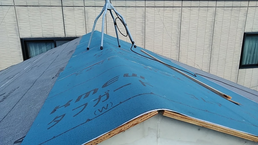 屋根葺き替え施工後