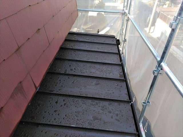 立平葺きのカバー工事