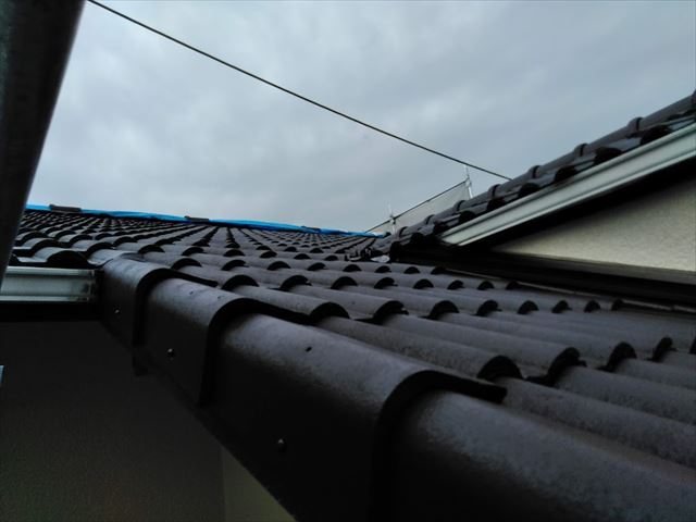 セメント瓦の塗装