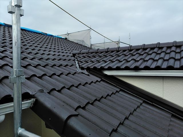 セメント瓦の塗装