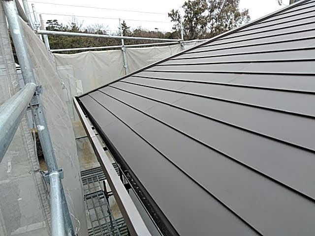 換気棟が飛んだ家のカバー工事