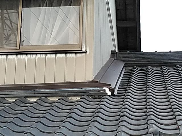 漆喰、庇板金、雨樋交換