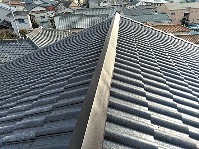 セメント瓦の塗装