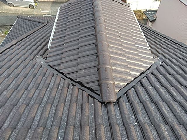 セメント瓦の塗装